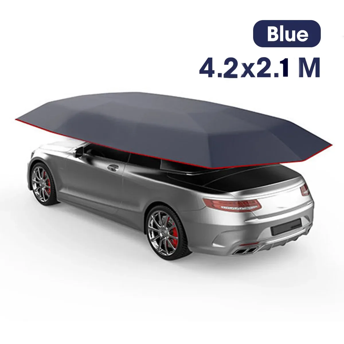 4.2x2.1 meters blue