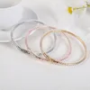 1PC Colourful Crystal Bangles Rhinestone Silicone Glitter Jelly Bangles Bracelet for Women Waterproof Beach Party Bracelet 4