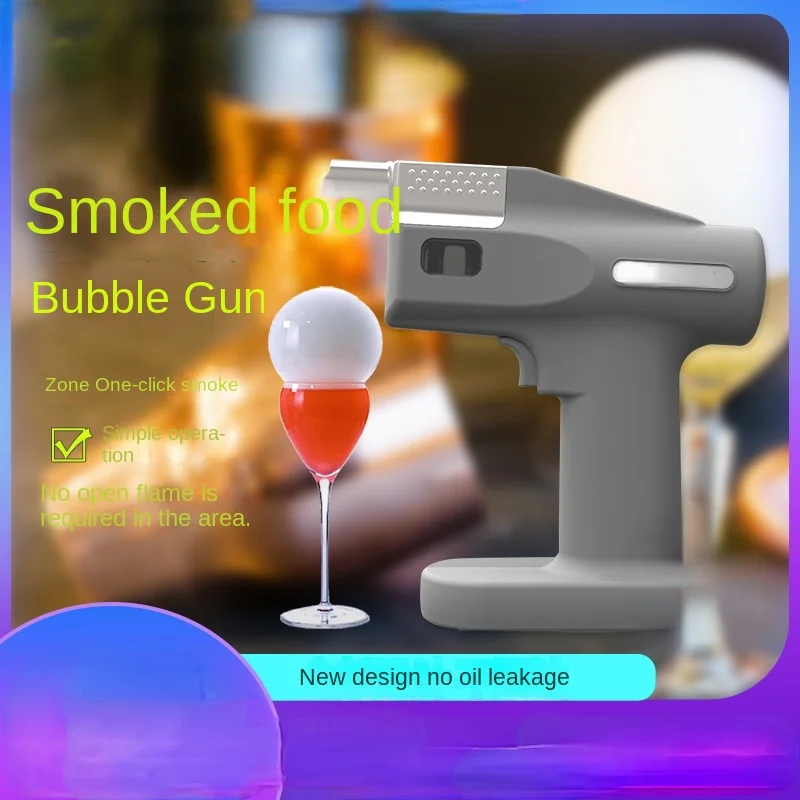 SmokedBubbleGunCocktailBarMolecularCuisineCocktailCoffeeBubble