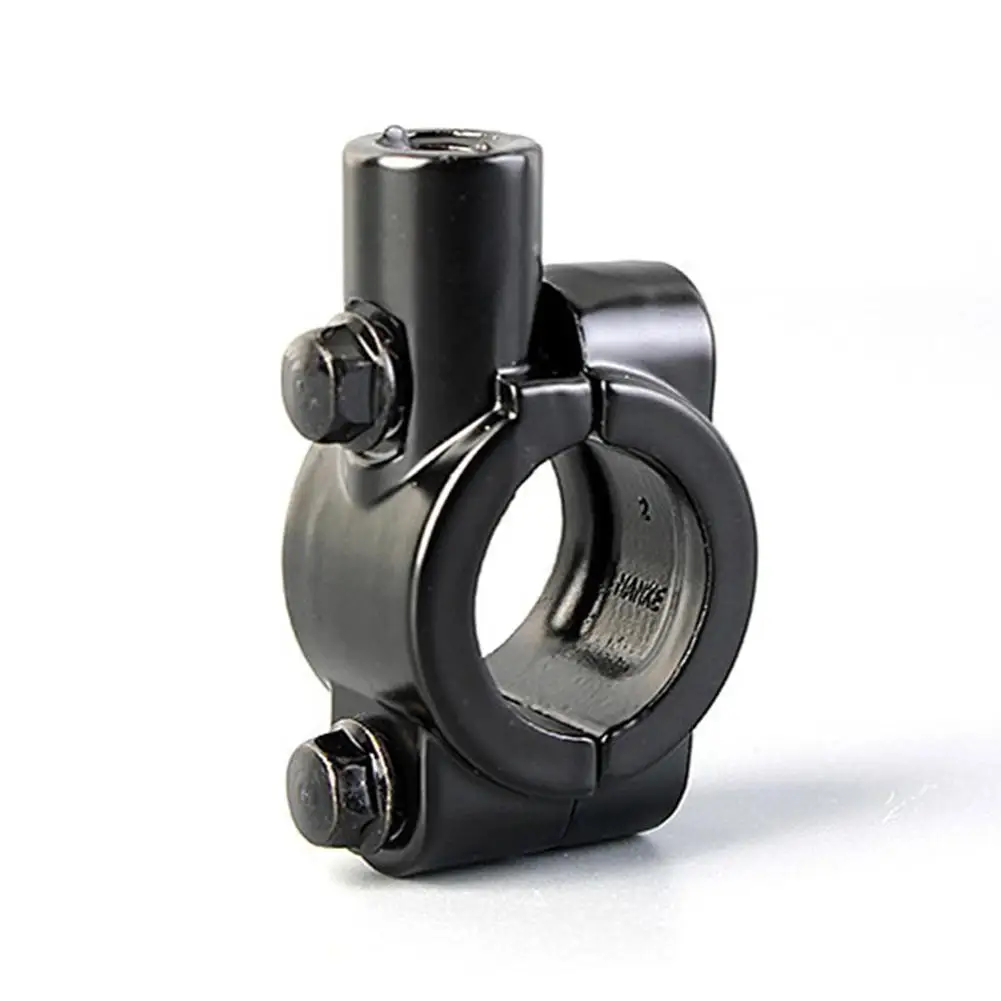 Motorcycle mirror mount 1PC Motorcycle Handle Bar Mirror Mount Holder Universal Aluminum Rearview Handlebar Clamp Moto Accessory for Honda Kawasaki