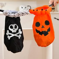 2024 Halloween Begging Bags Palm Skull Pumpkin Candy Bag with Tools Hand Shaped Candy Pouch Party Candy Snack Gift Decorations 2