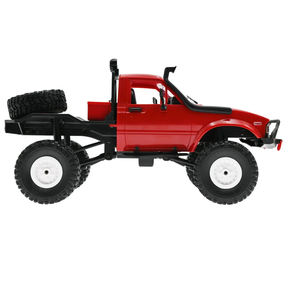 Wpl C14 1/16 Rc Pick Car 2.4g 4wd Off Road Rc Military Car Rock Crawler Truck Handle Full Proportional Control Rtr Rc Truck Toys 5