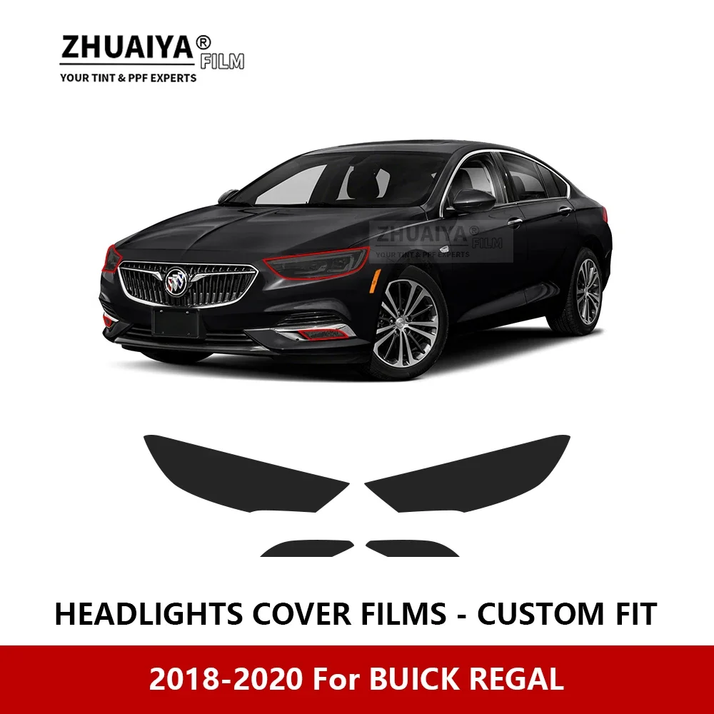 

For BUICK REGAL 2018-2020 Car Exterior Headlight Anti-scratch PPF precut Protective film Repair film Car stickers Accessories