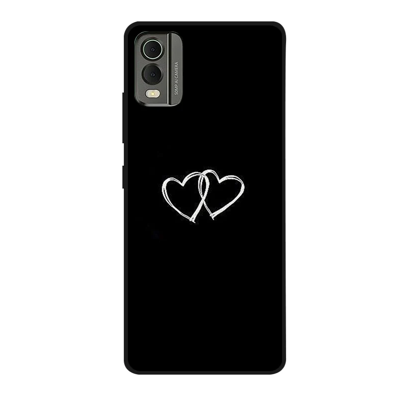 Cute Cartoon Shockproof Soft Silicone Back Cover, Painted TPU Case