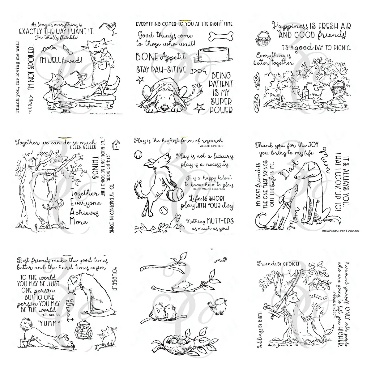 

New Arrival in 2023 Metal Cutting Dies Clear Stamps Team Cats Animal Mold DIY Scrapbooking Supplies Decoration Embossed Template
