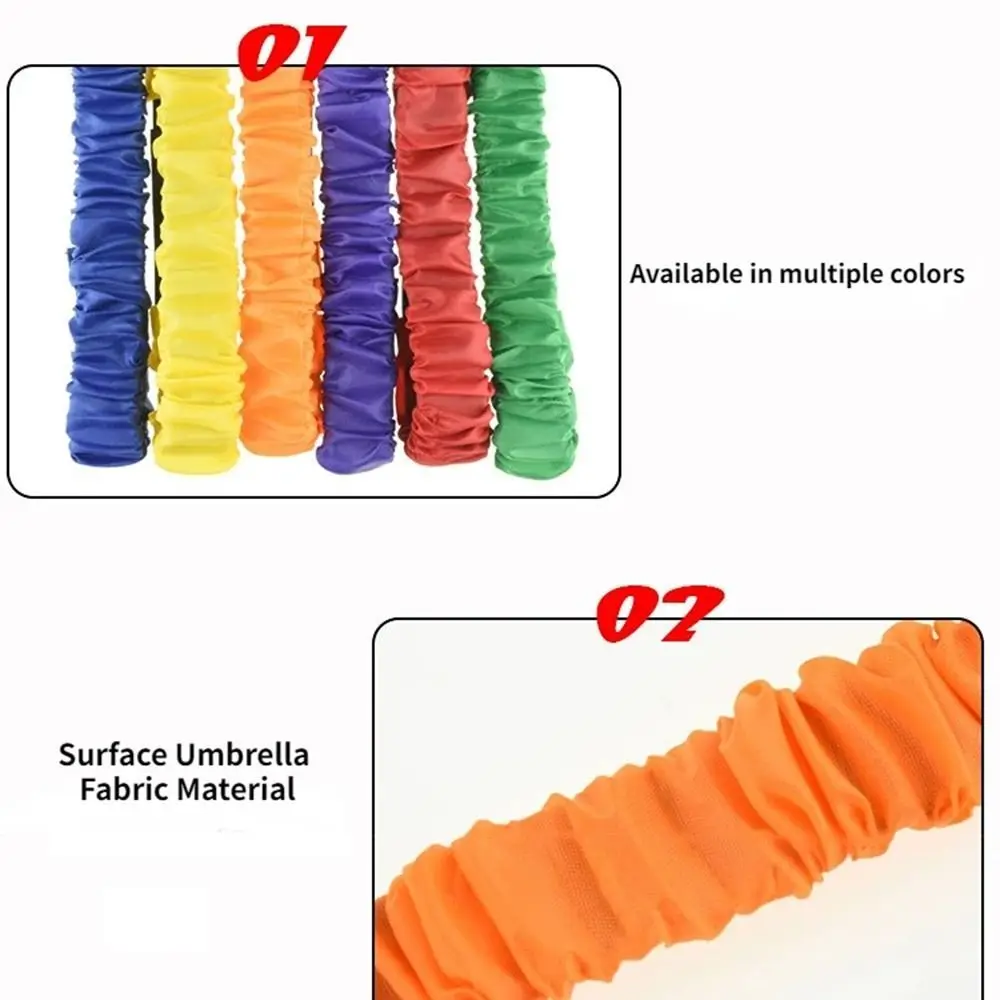 2 Person 3 Foot Group Game Elastic Puttee Multi Person Parent-child Game Sports Game Pros Solid Color Elastic Strap Outdoor