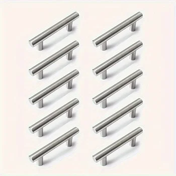 Modern Stainless Steel Cabinet Pulls (12 pcs) 1
