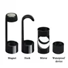 Hook Magnet Side View Mirror Set Compatible for 8mm /5.5mm Endoscope Waterproof with Screw Threads Black 2