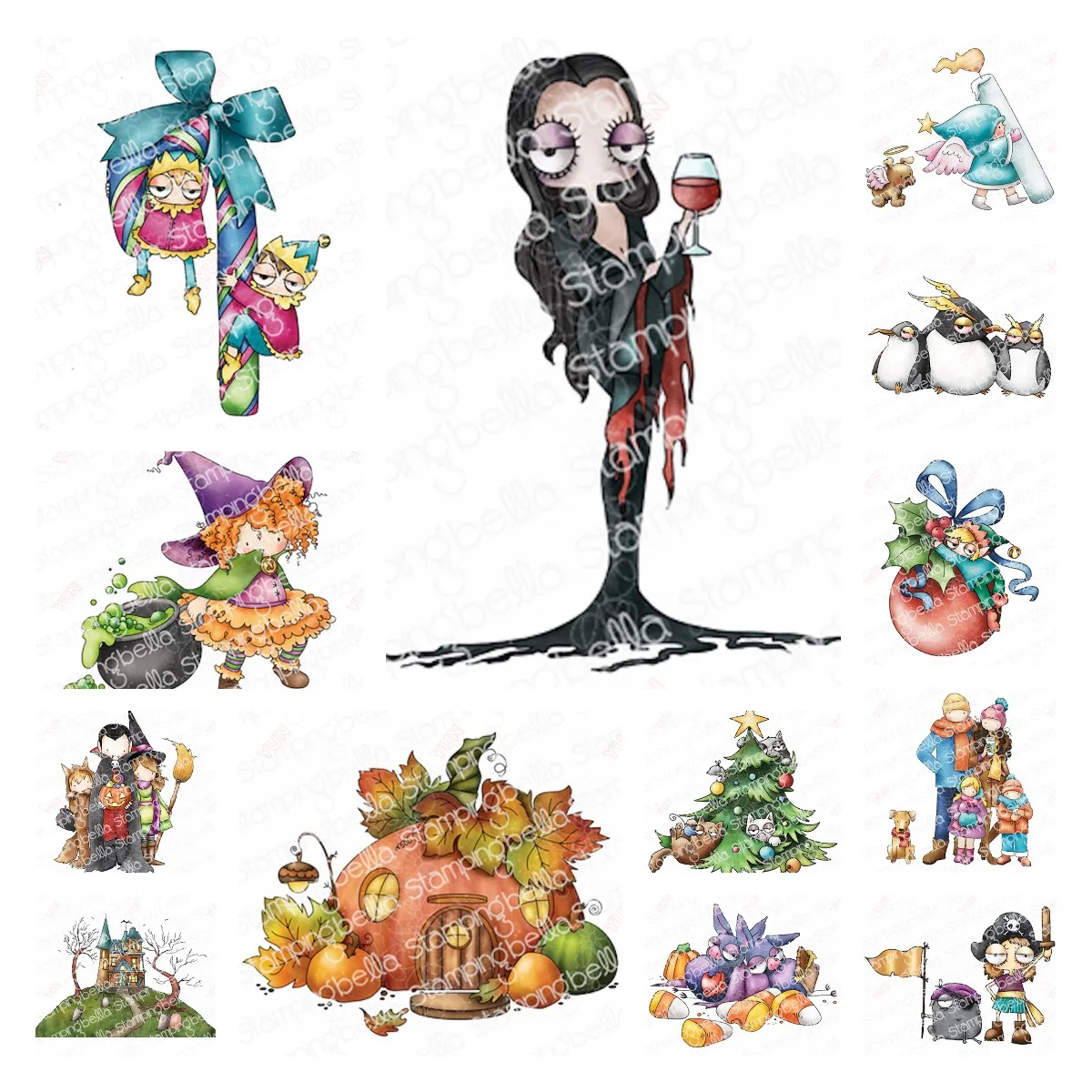 

Autumn Sentiment Oddball Bats About Candy Pirate Pug Bundle Girl Puppy on a Winter Walk Metal Cutting Dies Stamps DIY Scrapbook