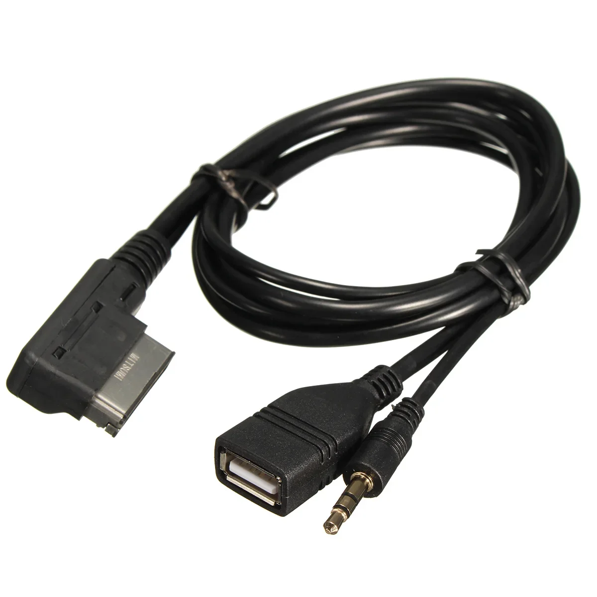 

1,5 м/5 футов автомобильный музыкальный интерфейс AMI MMI USB 3,5 мм штекер Aux вход Кабель-адаптер для Audi Q5 Q7 A3 A4L A5 A1