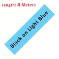 Black on Light Blue