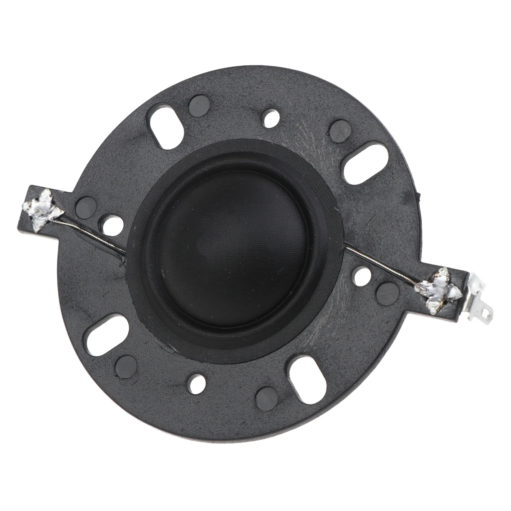 Enhanced Silk Diaphragm Horn Tweeter with Black Finish - Round Frame Speaker Repair Component