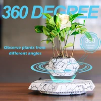 Levitating Air Bonsai Pot Rotation Flower Pot Planters Magnetic Suspension Floating Pot Potted Plant Home Without Plants 2