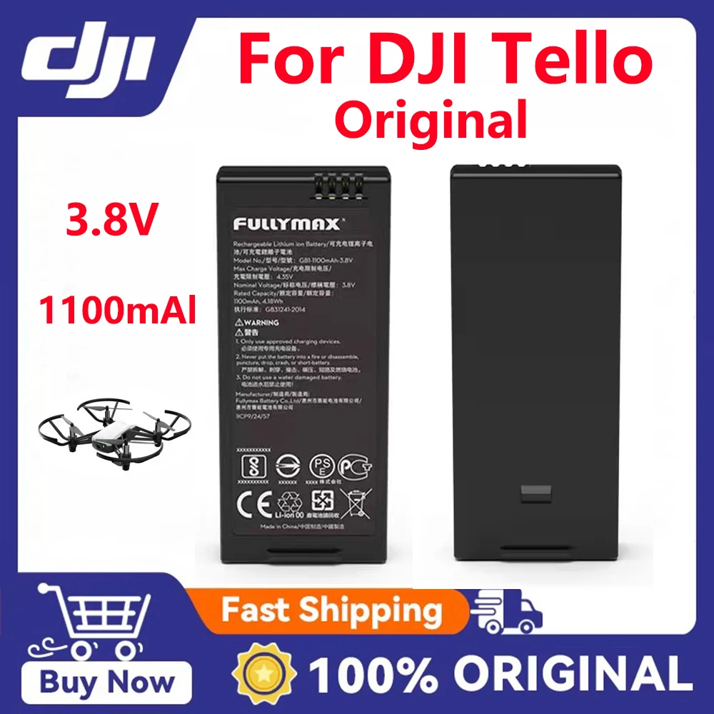For DJI Tello Intelligent Flight Drone Original Battery 3.8V