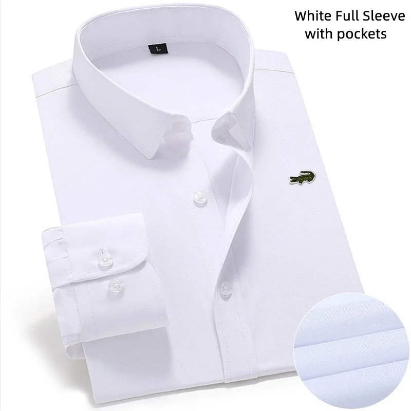 

Brand New Solid Business Casual Men Shirt Tee Tops Fashion Embroidery Turn-down Collar Autumn T-shirt Plus Size Slim Man Tshirts