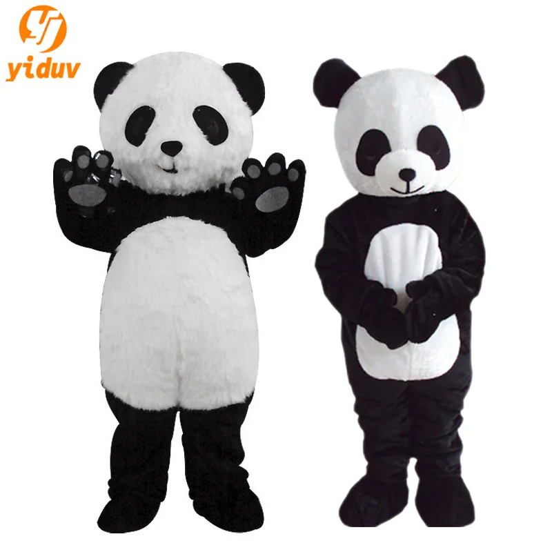 Mascot Costume Panda Cartoon Christmas
