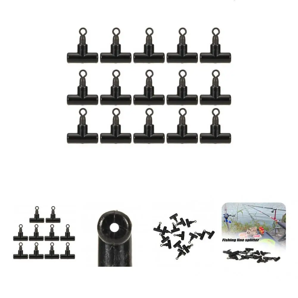

10Pcs/15Pcs Triple Swivels Useful Alloy Copper High Precision for Fishing Three Way Swivels Cross Line Swivels
