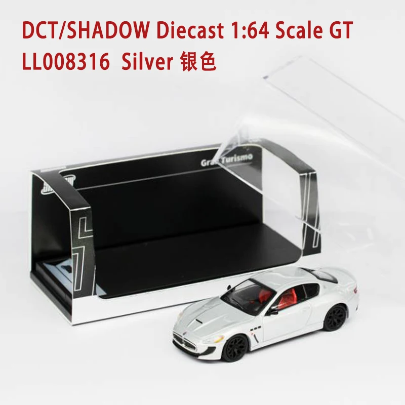 DCT/SHADOW 다이캐스트 1:64 스케일 GT 합금 시뮬레이션 자동차 모델 클래식 컬렉션 기념품 장식 소품 소년 선물 장난감