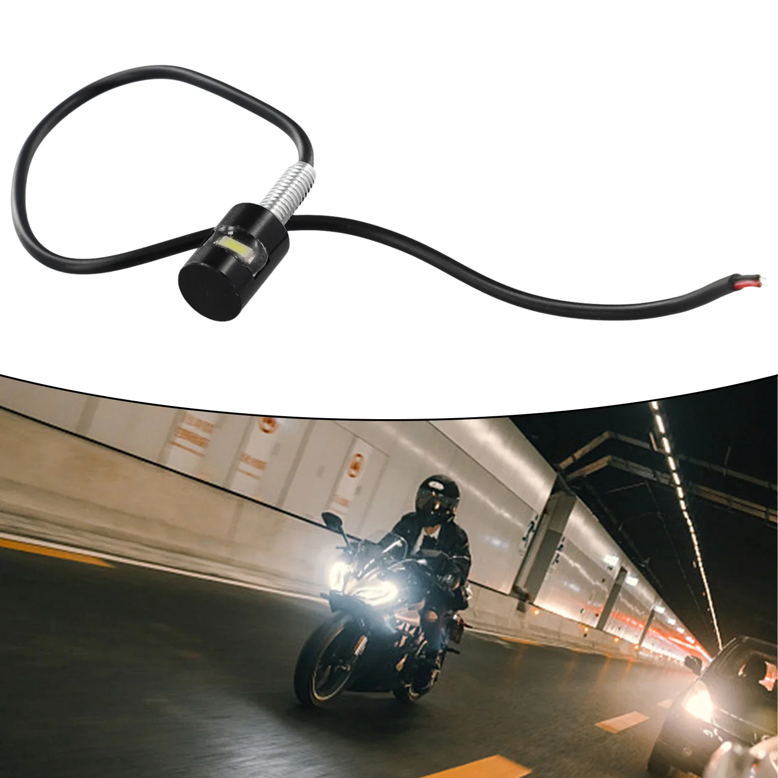 

1W Lamps LED Lights 2Pcs Motorcycle Number Shock Resistant Super Bright Tail 12V Universal Bolt Direct Bolt-on