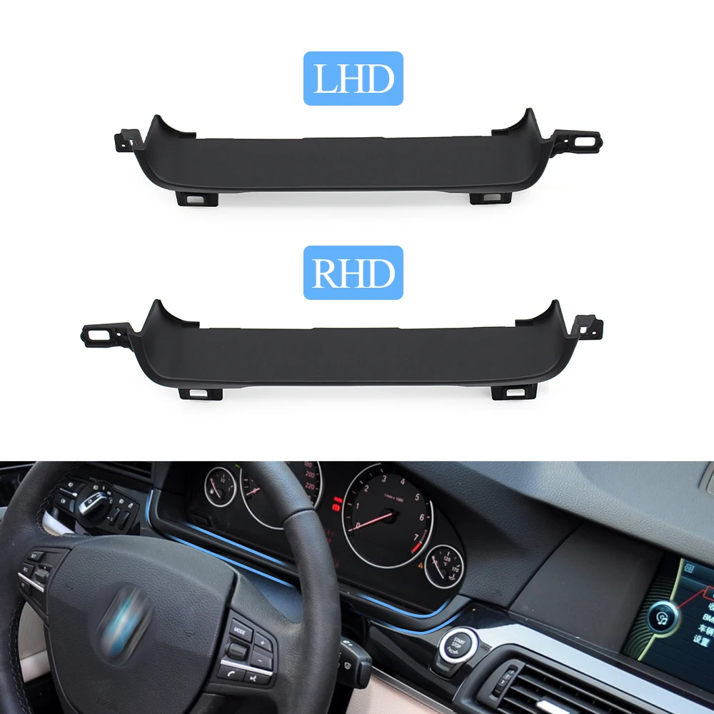 LHD RHD Car Dashboard Instrument Cover Panel Trim For BMW 5 Series F10 F11 F18 520i 523i 525i 535i 51459194376 51459195155 car interior trim