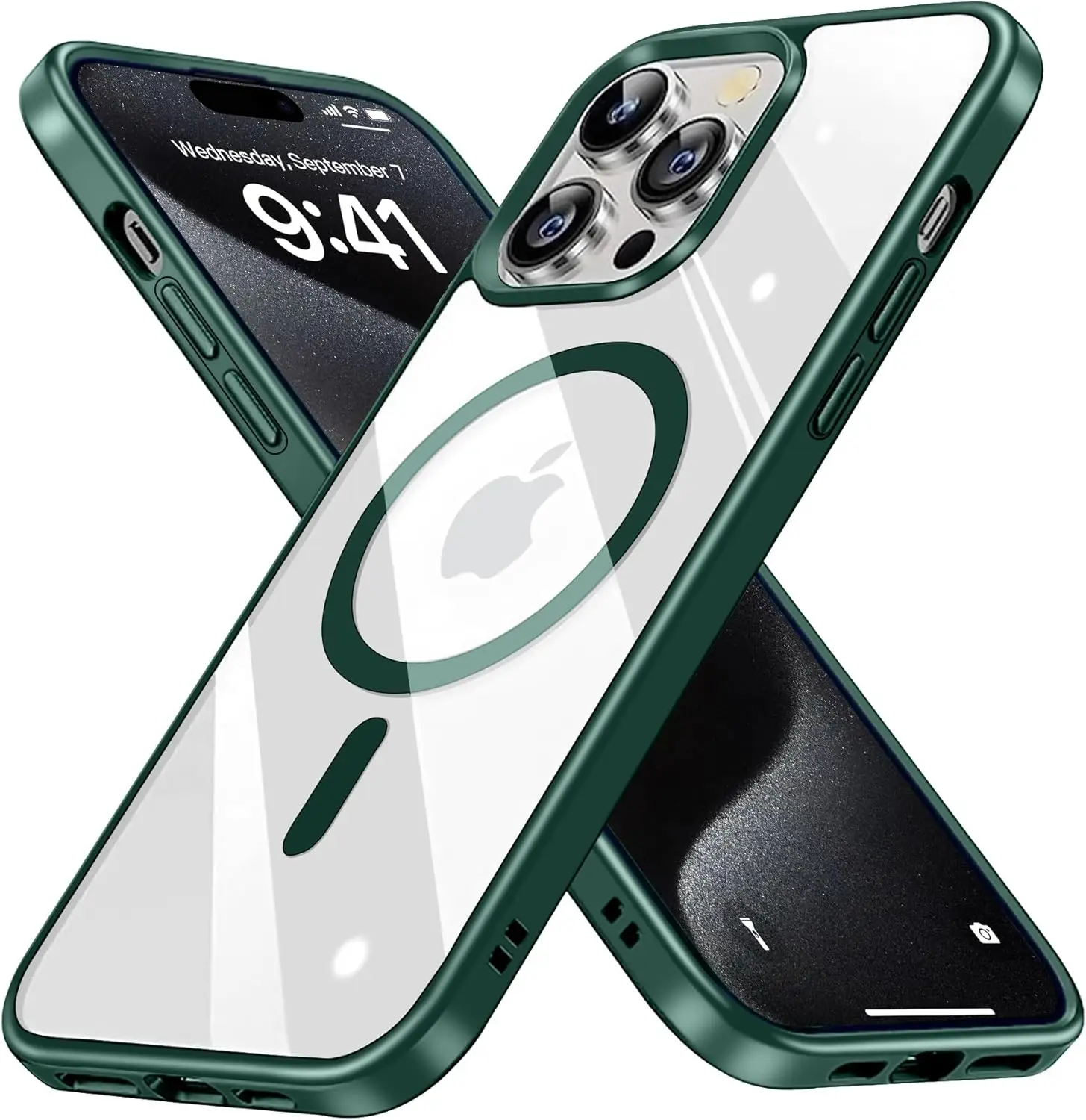Crystal Clear Anti-Yellowing MagSafe Compatible Phone Case