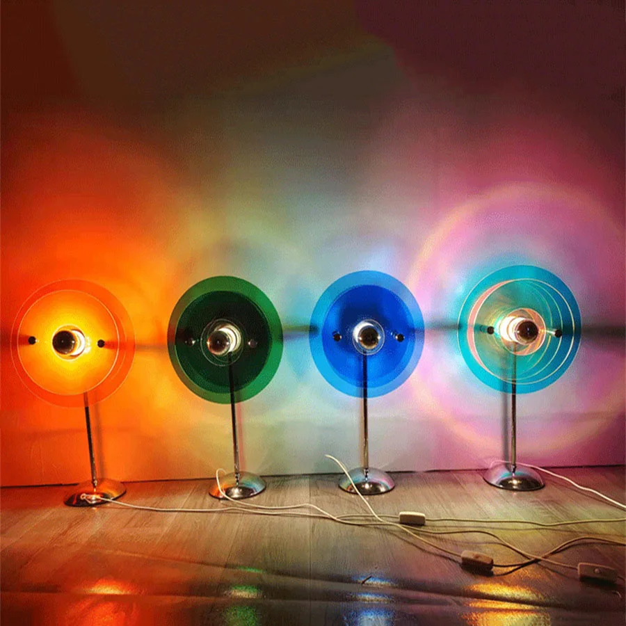 Creative Rainbow Atmosphere Table Lamp Sunset Projection Light Sunrise