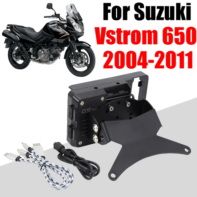 For Suzuki DL650 Vstrom DL 650 V-strom 650 2004 - 2011 2010 Accessories Phone Holder Stand GPS Navigation Plate Bracket - AliExpress