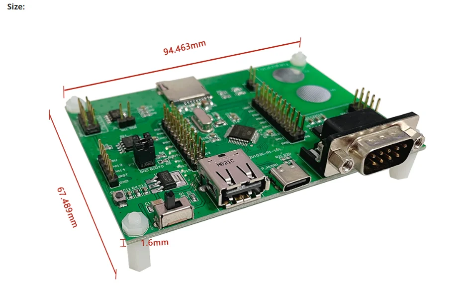Ch32v103 Evaluierung karte ch32v103c8t6 Development Board Kit – Detail 6