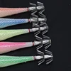 5PCS/bag 6cm7cm9cm Artificial Fluorescent Fishing Lures Squid Hook Cuttlefish Jigs Bait Spinnerbait Wood Shrimps Sea Fishing 4
