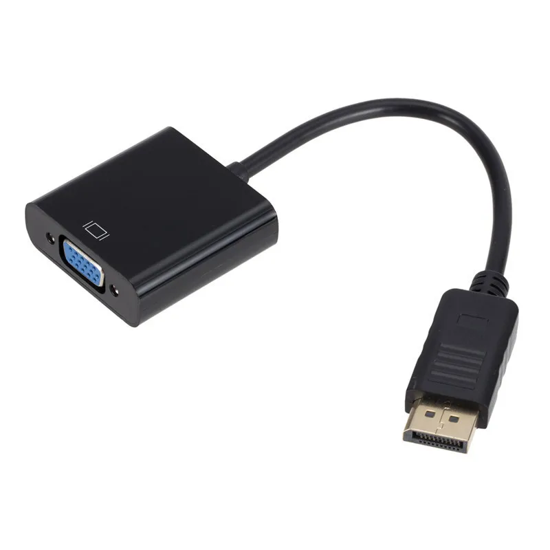 DisplayPort (DP) to VGA Adapter DP Male to VGA Female Adapter Compatible with Co