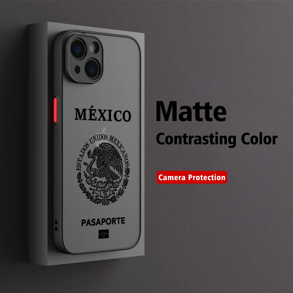 Elegant Mexico Passport Design Phone Case - Premium Back Cover