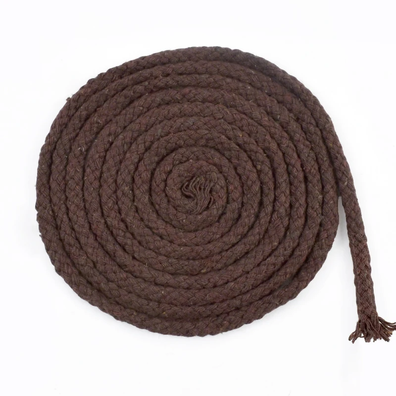 Premium Cotton Twisted Rope for Sewing & Crafting - 10M 5/7mm, Ideal for Bag Straps & Home Decor