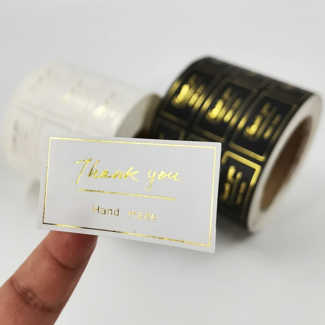 customized adhesive clear transparent foil stamp