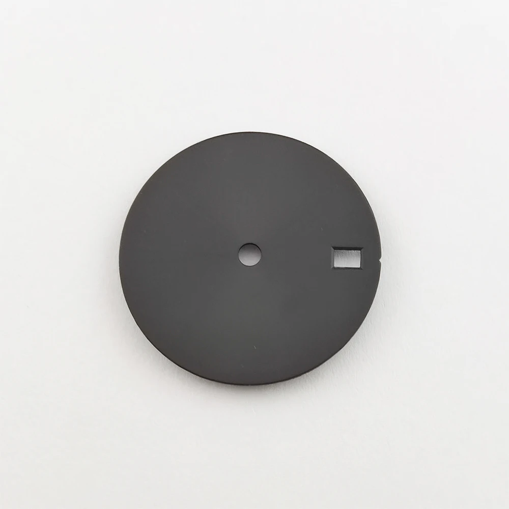 Solid Color Watch Dial with Single Calendar Window, Customizable 28.5mm Dial