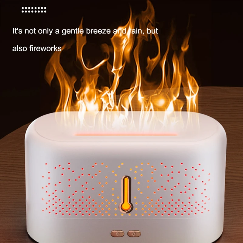 

Flame Lamp Air Humidifier Essential Oil Aroma Diffuser Free Filter Ultrasonic Aromatherapy Diffuser Humidifier For Home