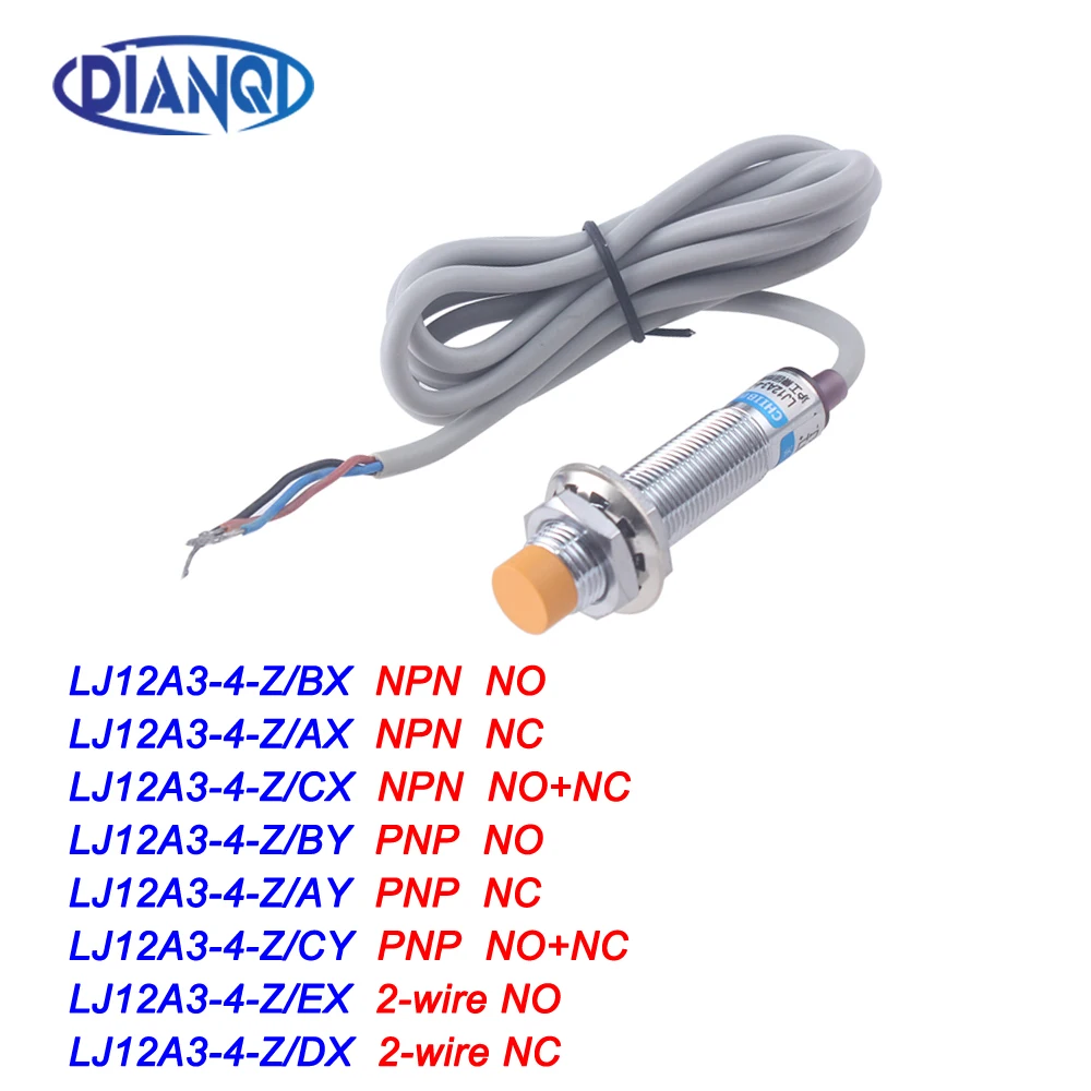 Capteur De Proximité Inductif NPN – Distance 2mm, Normalement Fermé – Pour Automatisme, Détection Métal