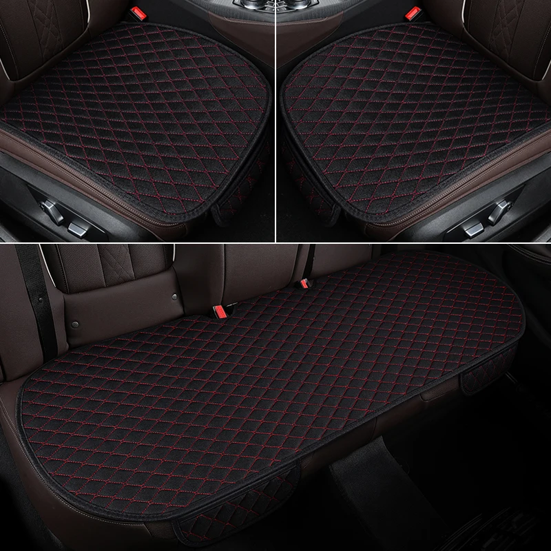 Linen Car Seat Covers for All Seasons Universal Fit