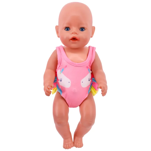 Doll Clothes Flamingo Kitty Pepa Pig George Dsiney Elsa Dress Shoes For 18 Inch American of Girl&43CM Reborn Baby New Born Doll bw39