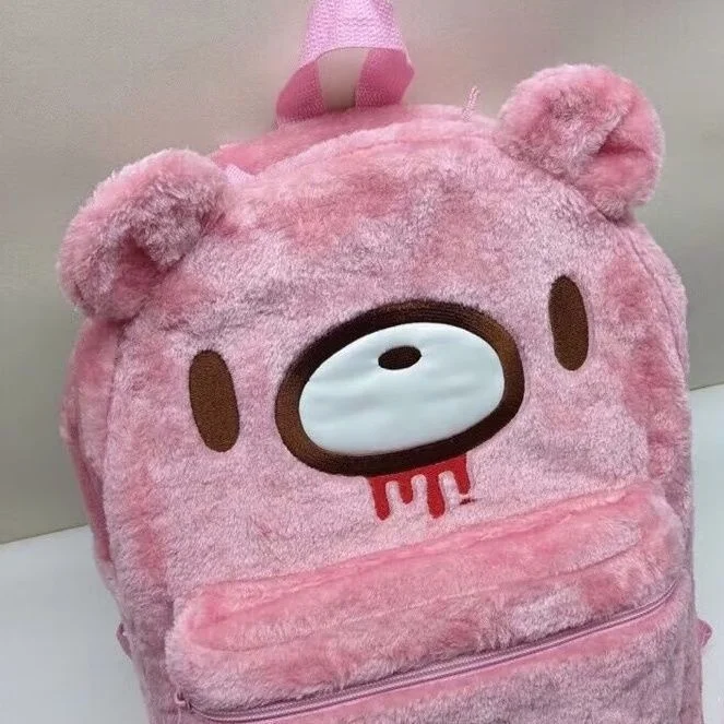 Zaino Gloomyed Orso violento Zaino simpatico cartone animato giapponese di grande capacità per ragazze e studenti Zaino casual per uso quotidiano - immagine 6
