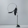 Cat Toys Cat Teaser Stick With Bell Extended Rod Suction Cup Self High And Durable Bite Teaser Tool Replaceable Feather Head 3