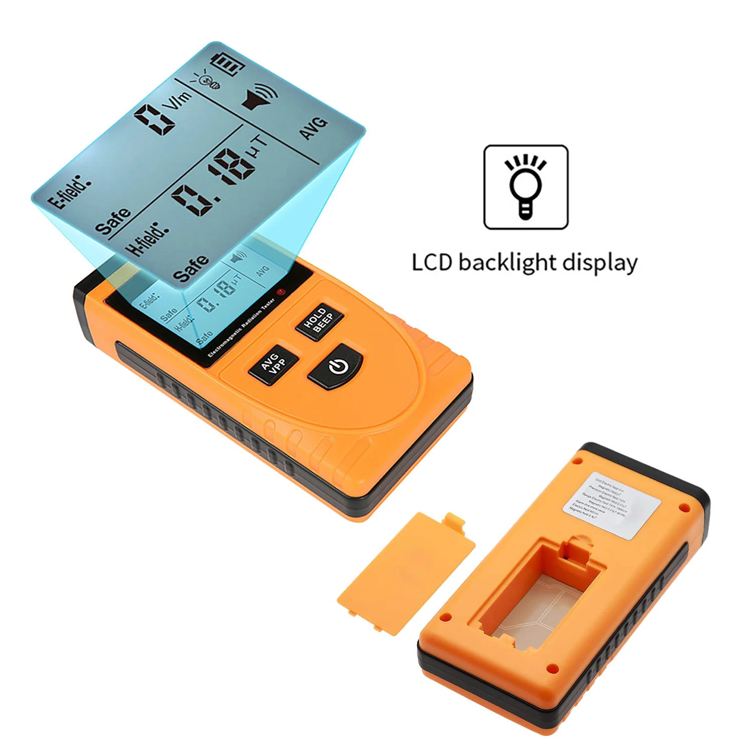 Electromagnetic Radiation Detector EMF Tester GM3120 Sound and light alarm Data locking Radiation assessment LCD display screen radiation detector,emf meter tester