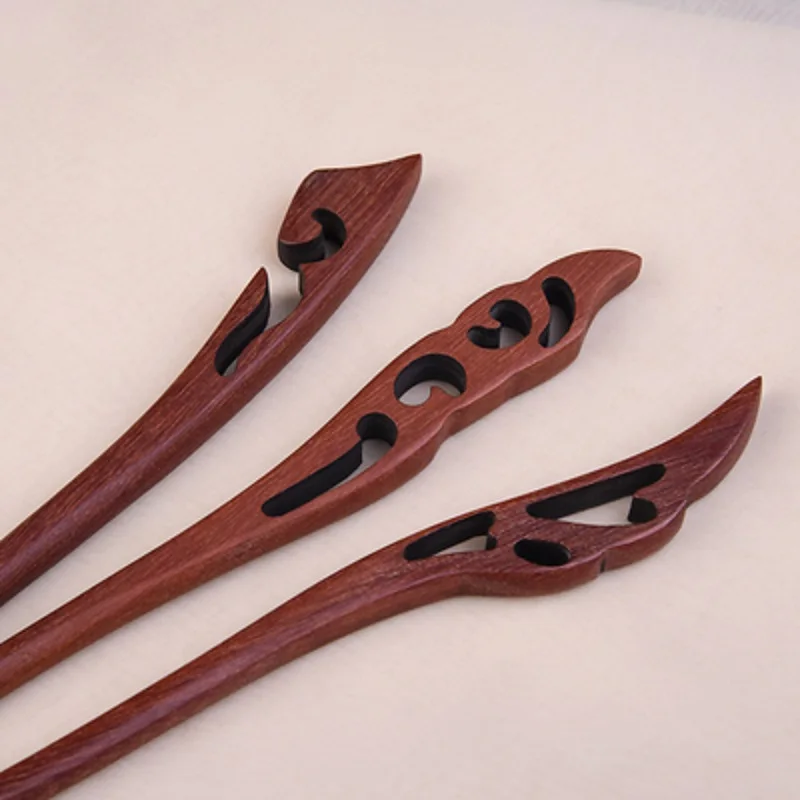Hair Accessory Hair Stick Hair Clip Hair Headdress Jewelry Accessories Traditional Hair Sticks Chinese Hair Clips Hairpins Carved Wooden Fork Vintage Chop Stick Headwear For Women Jewelry