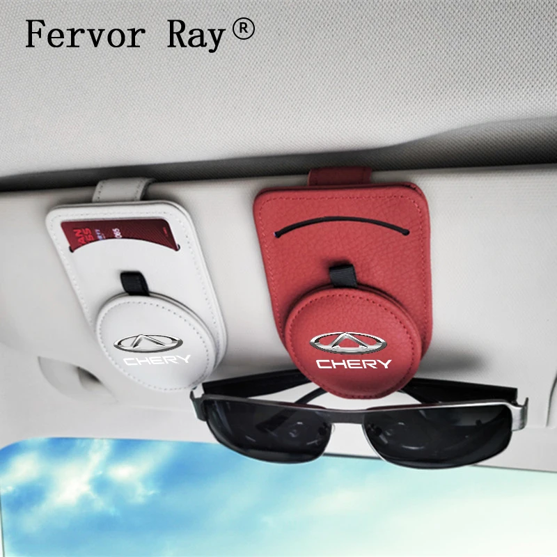 

Sun Visor Glasses Holder Fashionable Leather Glasses Clip For Chery Tiggo 7 Pro 8 Pro Exeed Tiggo 2 3x Car Interior Accessories
