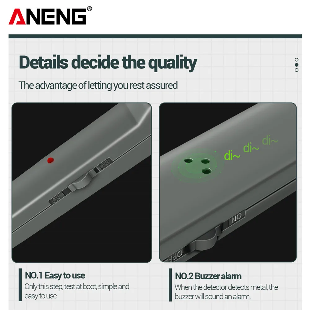 Metal Detector ANENG DM3004A Hand-held Tool Finder