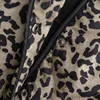 TRAF Leopard Women's Outerwears 2024 Spring Autumn Winter Printed Jacket Coats Ladies Fashion Casual Elegant Long Sleeve Coats 4