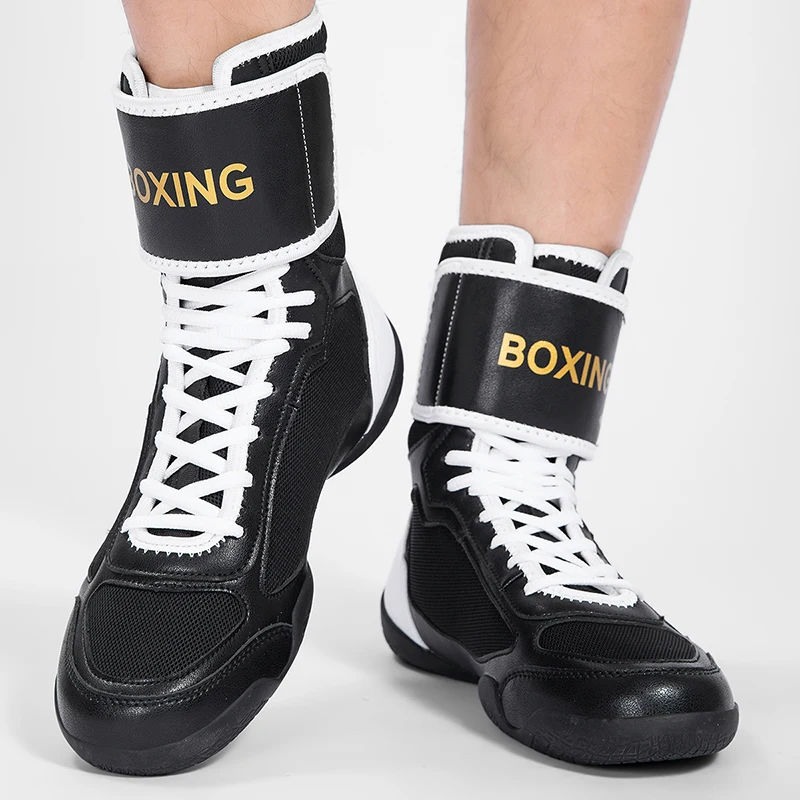 New Fighting Boxing Shoes Defense Men's Professional Wrestling Shoes Training Slip Adult Sports Wrestling Boots