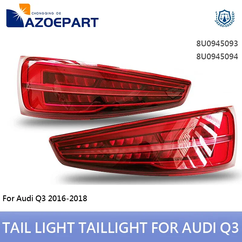 

LED Rear Stop Brake Tail Light Lamp for Audi Q3 2016 2017 2018