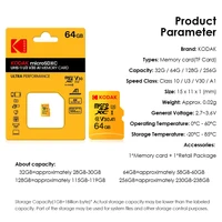 3Pcs KODAK Original U3 Micro Sd Card 128GB 256GB High Speed Microsd Memory Card HK HD Video TF card for Phone&Cameras - Image 6