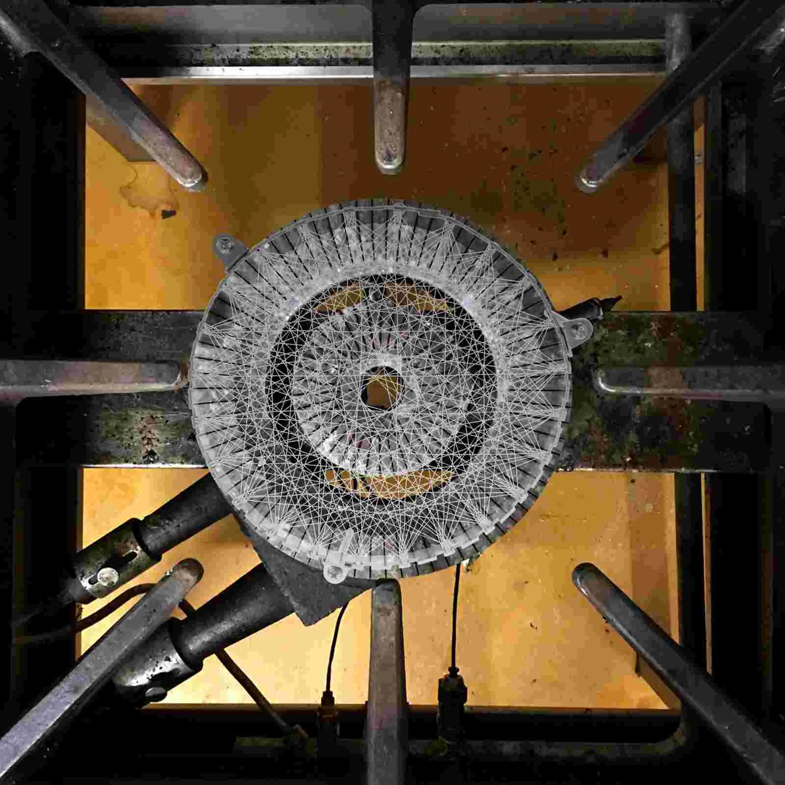 

Газовая плита, никелевая проволочная сетка, огонь, концентрированный круг, кольцо, аксессуары для кофе