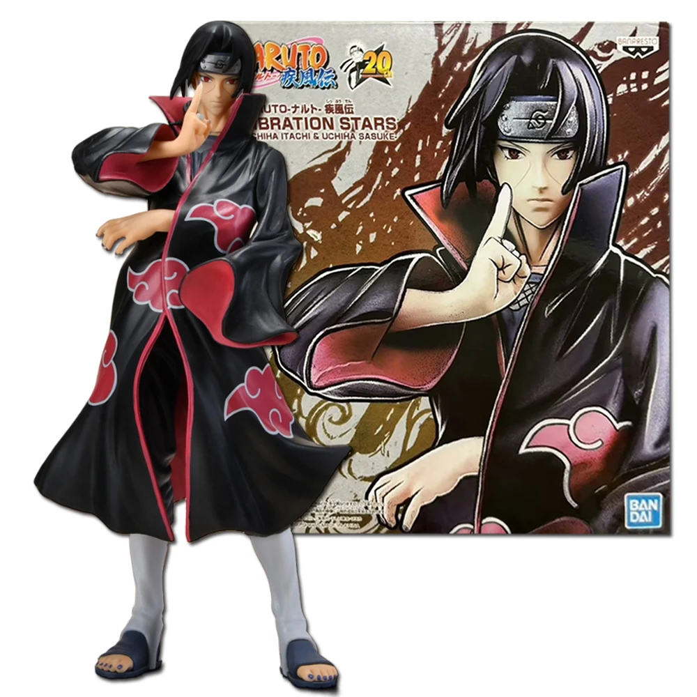 15cm Bandai Naruto Uchiha Itachi Anime Figure - PVC Collector's Edition Ornament Toy
